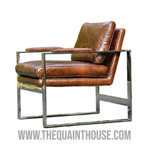 The Harrington Vintage Leather Armchair